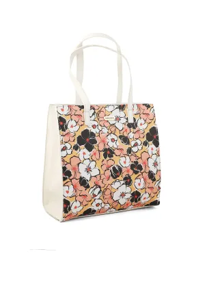 Bucket Hand Bags B15073-White